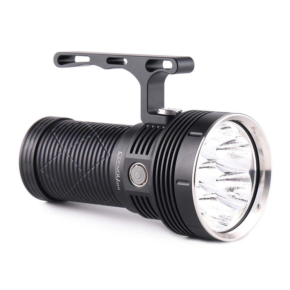 Convoy 3X21C 21700 flashlight LHP531 5000k extreme flood 700m+