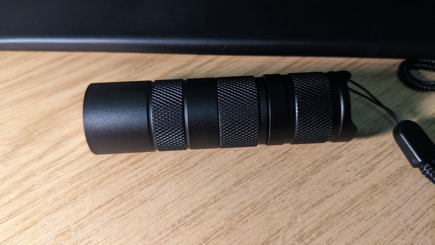 Convoy s2+ 18350 tube black (regular thread)