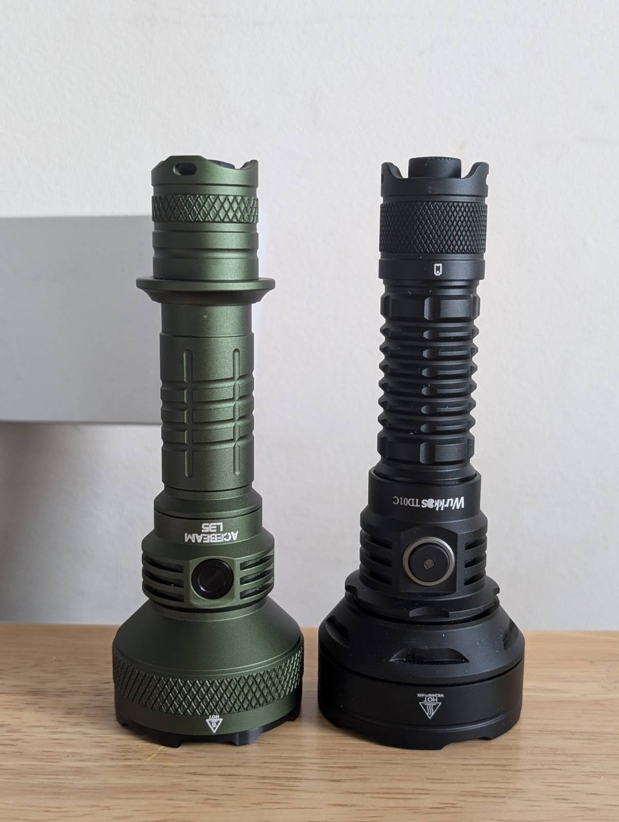 Mega thrower - Wurkkos TD01C 21700  SFT40 6500k  USB-C 2200LM Torch PMMA Lens Throw 1039M IPX8 Waterproof Tail Switch - battery included