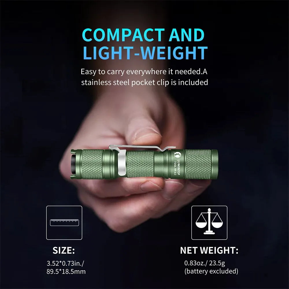 Lumintop Tool AA 3.0 14500/ AA free GITD diffuser(battery not inc) - Choose colour