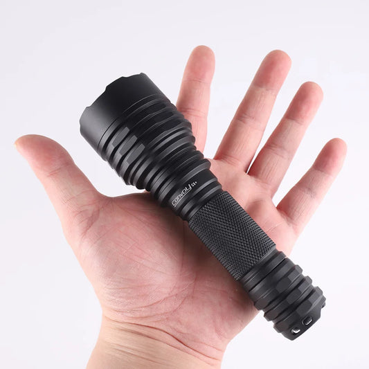 Convoy C8+ IR 850nm 18650 flashlight for nighttime hunting or shooting - infrared / night vision battery included!