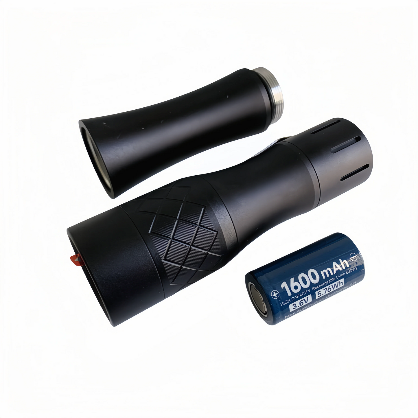 NlightD L3 LEP flashlight 1000lm 1500m 18350 battery inc