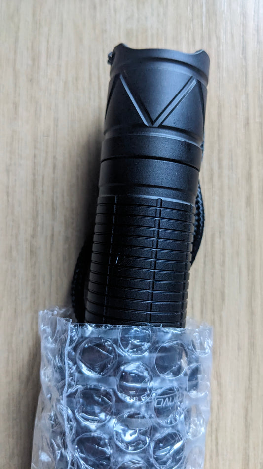 Convoy S12 Triple 365nm UV LED Flashlight with zwb2 filter 21700 (price reduced due to blemish on host)