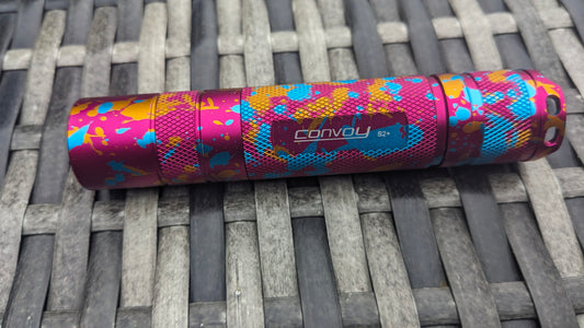 Limited edition Convoy s2+ uv colourful Pink Camo