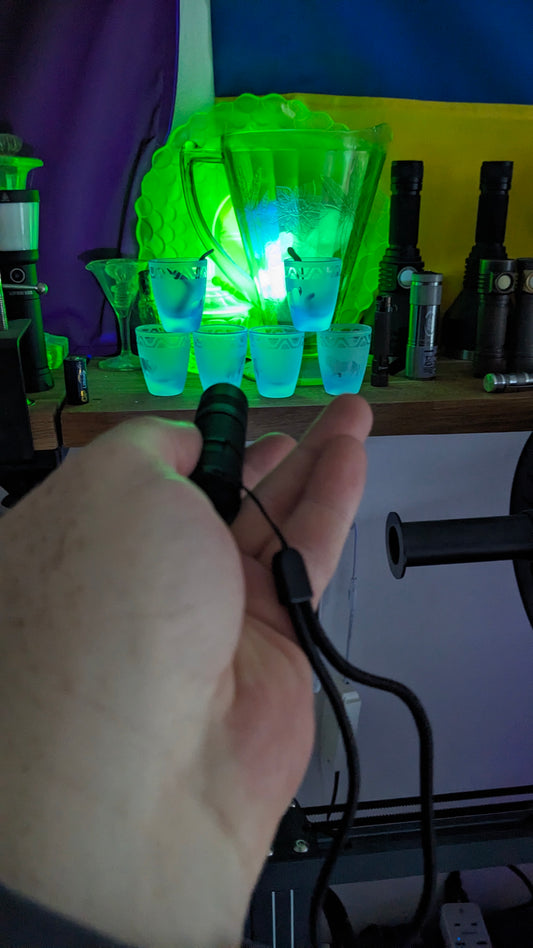 Convoy T2 UV 365nm 14500/AA flashlight ZWB2 Filter