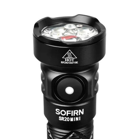 Sofirn SR20 MINI 1200lm EDC Flashlight white & red LED's - battery inc