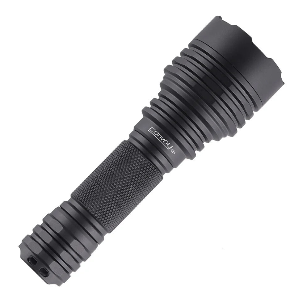 Convoy C8+ IR 850nm 18650 flashlight for nighttime hunting or shooting - infrared / night vision battery included!