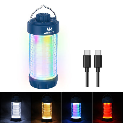 Wurkkos CL01 Camping Light with Adjustable Colour Temperature/Power Bank/RGB Police Modes/Magnet Tail/21700 Battery Replaceable