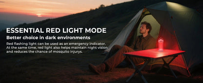 Wurkkos CL01 Camping Light with Adjustable Colour Temperature/Power Bank/RGB Police Modes/Magnet Tail/21700 Battery Replaceable