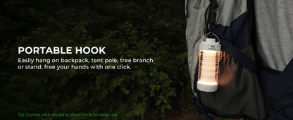 Wurkkos CL01 Camping Light with Adjustable Colour Temperature/Power Bank/RGB Police Modes/Magnet Tail/21700 Battery Replaceable
