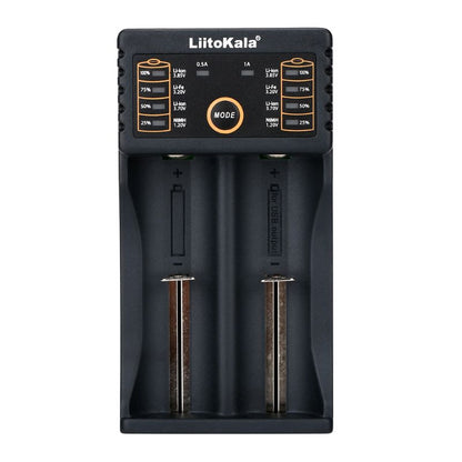 LiitoKala lii-202 dual bay USB-C battery charger