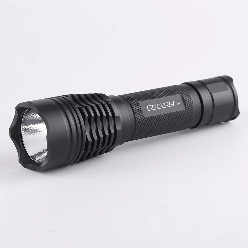 Convoy M1 18650 flashlight LHP531 4000k 10a buck driver BLACK
