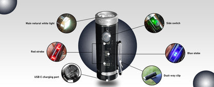 Sofirn SC02 EDC Rechargeable Flashlight (battery included)