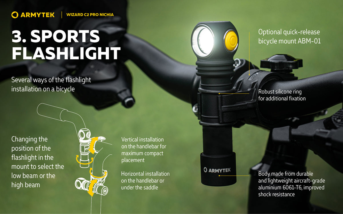 Armytek Wizard C2 Pro Nichia 144a 4500k - 10 year warranty