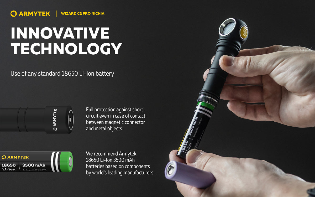 Armytek Wizard C2 Pro Nichia 144a 4500k - 10 year warranty