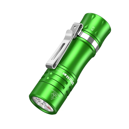 Wurkkos TS10v2 orange battery Inc 4000k 90cri RGB aux LED Anduril2 1400lm