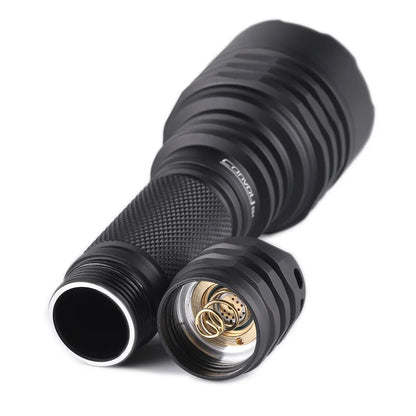 Convoy C8+ IR 850nm 18650 flashlight for nighttime hunting or shooting - infrared / night vision battery included!