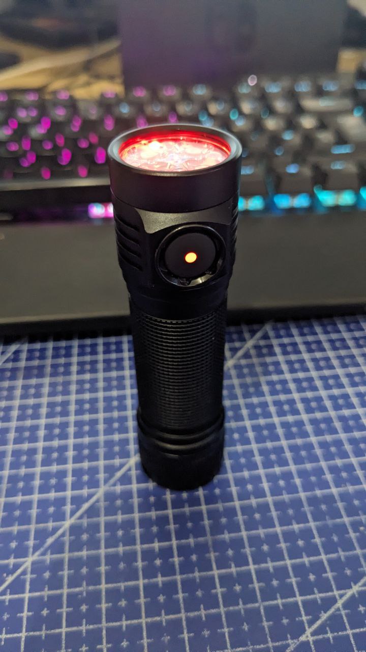 Emisar D4K 1*21700 BLACK 219b SW45K Lume X1 with battery for HAMMY