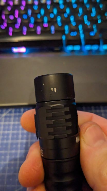 Wurkkos FC11C 519a 5000k 90+ CRI  with battery Black - Cosmetic Damage.