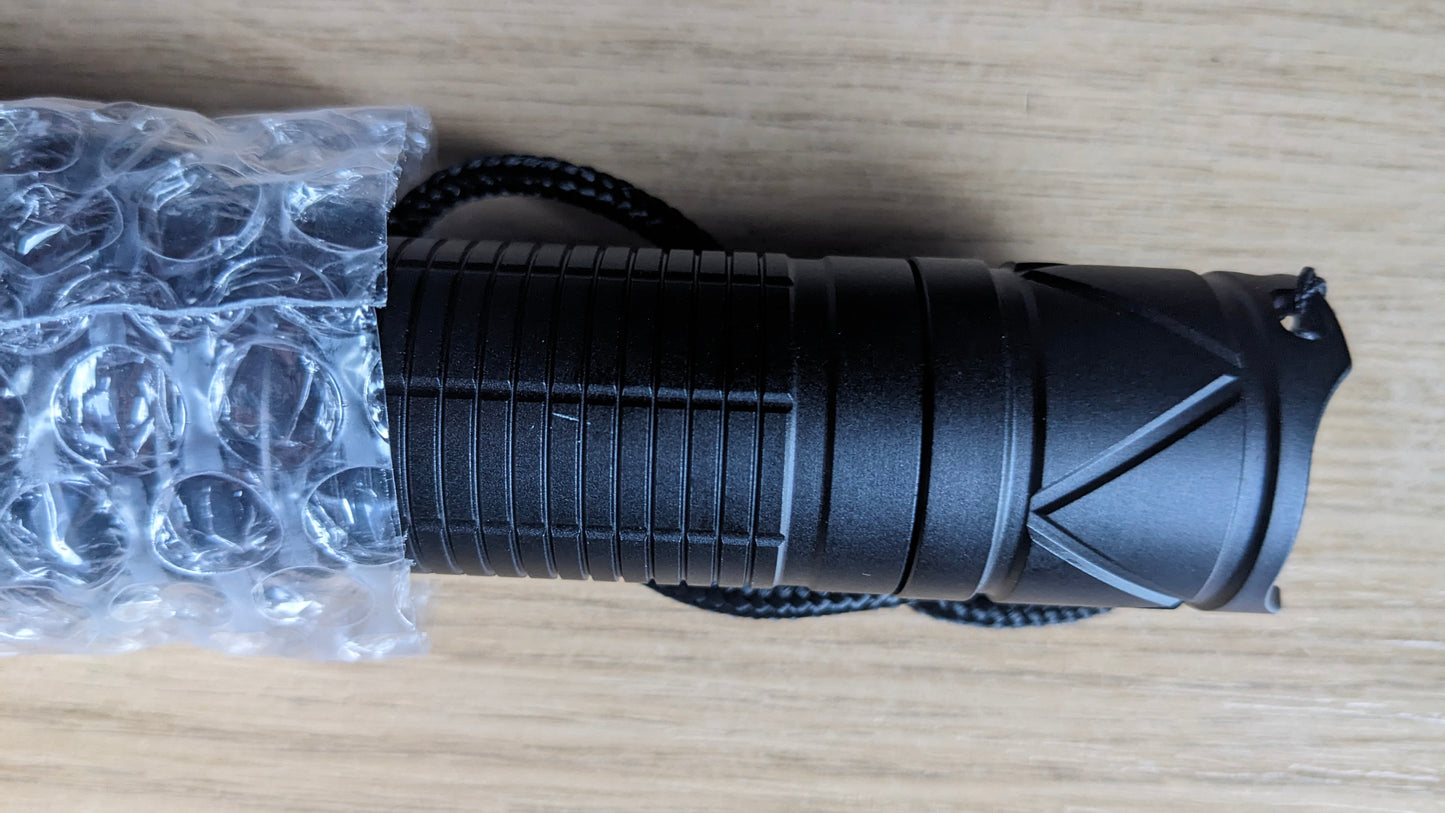 Convoy S12 Triple 365nm UV LED Flashlight with zwb2 filter 21700 (price reduced due to blemish on host)