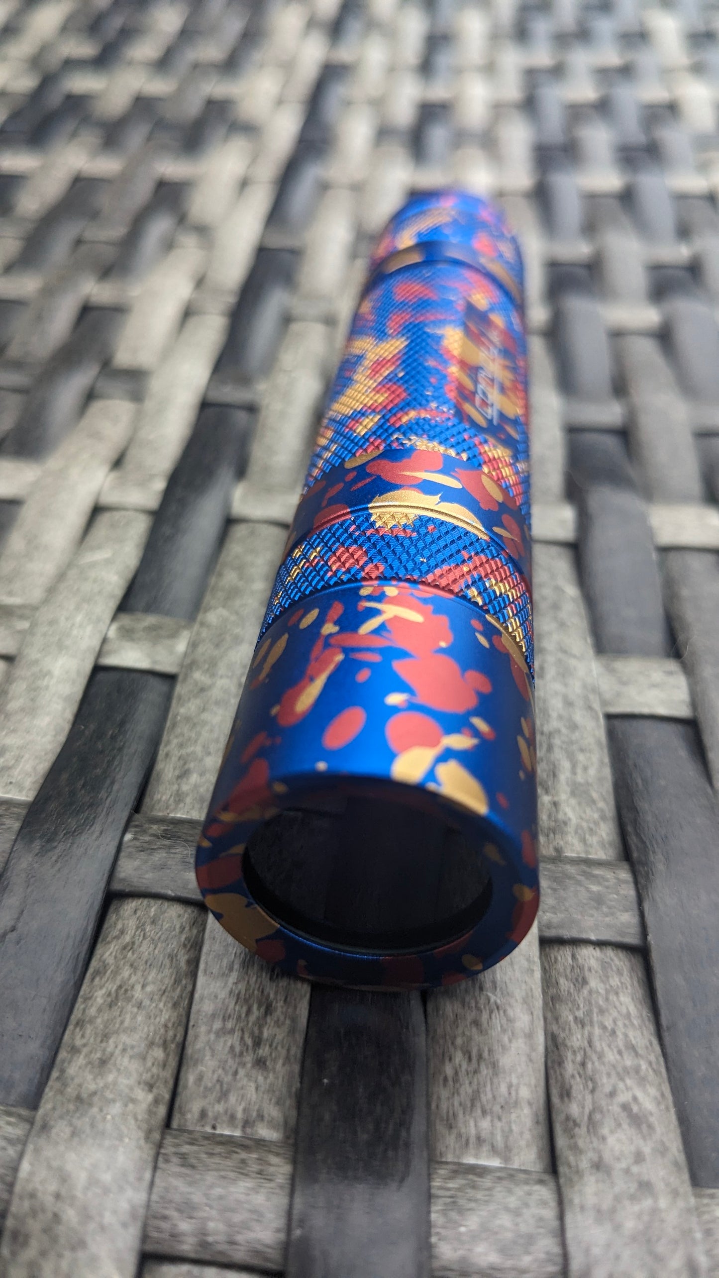 Limited edition Convoy s2+ uv colourful Blue Camo