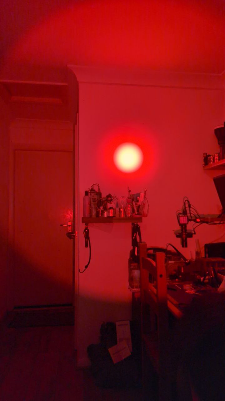 M1 18650 flashlight Osram BoostHX CULPM1.23 RED LED 5a BUCK driver