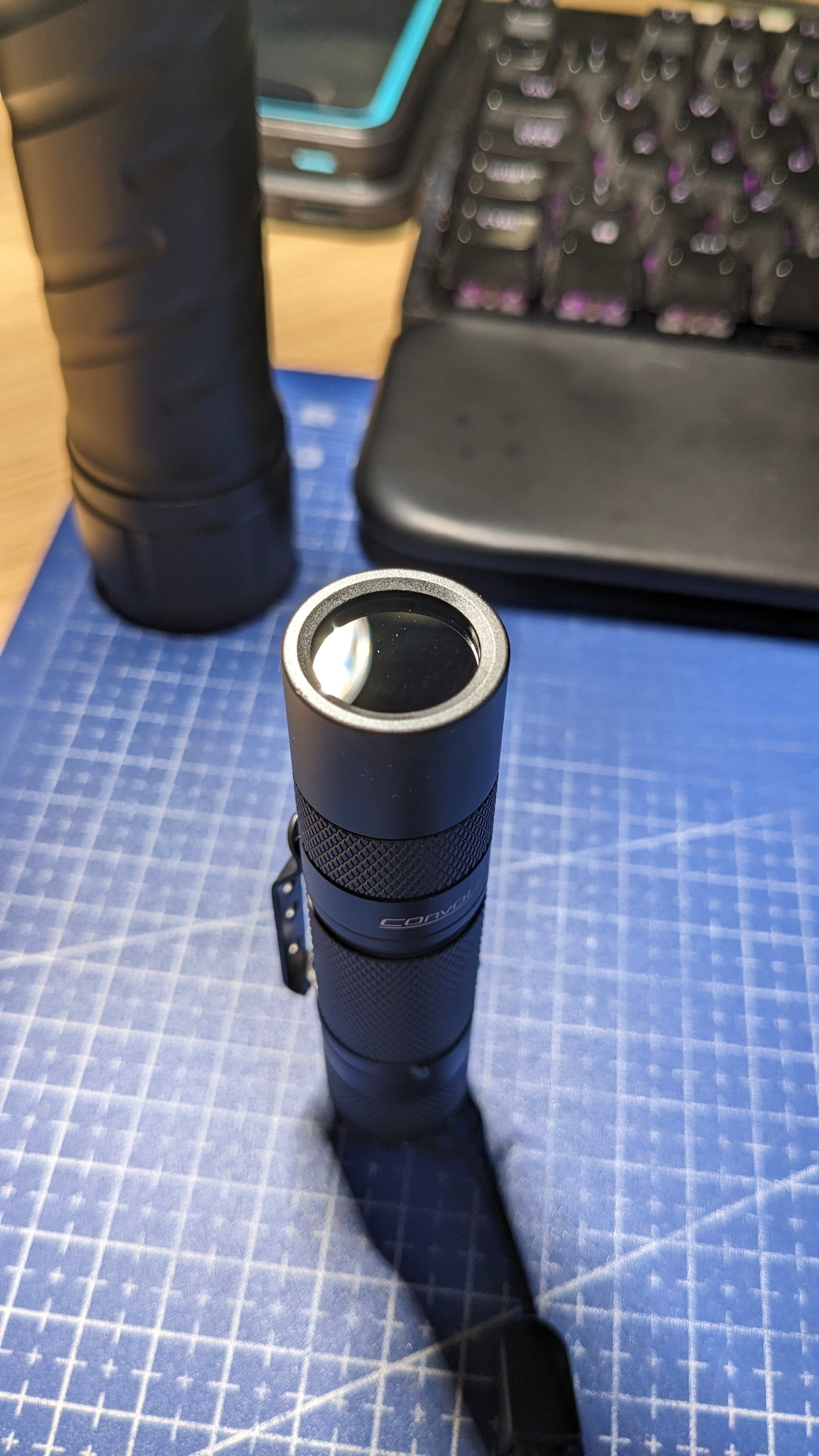 Convoy T2 UV 365nm 14500/AA flashlight ZWB2 Filter bundle deal