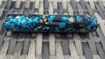 Limited edition Convoy s2+ uv colourful black camo
